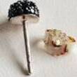 Ohrstecker Thomas Sabo 925er Sterling Silber Totenkopf schwarze Zirkonia gut
