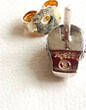Ohrstecker Thomas Sabo 925er Sterling Silber Totenkopf schwarze Zirkonia gut