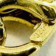 Deutschland Silbercollier Venezianerkette 5 klare Zirkonia Kette 925er Sterling Silber vergoldet 45 - 49 cm sehr gut