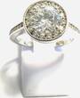 Ring Gr. 53 Jette Silberring Solitär mit Akzent Zirkonia Klar 925er Sterling Silber gut