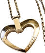 Kette + Anhänger Silber JETTE Herz Anhänger Zirkonia + Jette Kette 90 cm 925 er Sterling Silber gut
