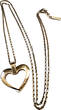 Kette + Anhänger Silber JETTE Herz Anhänger Zirkonia + Jette Kette 90 cm 925 er Sterling Silber gut