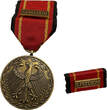 Deutschland Bundeswehr Bronze Einsatzmedaille mit Bandspange zw. 2001-heute E.Freedom Kampf gegen den internationalen Terrorismus sehr gut