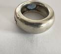 Deutschland Silberring Joop! Ring FvS 925er Sterling Silber + Zirkonia blau Gr. 51 mit Gebrauchsspuren