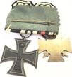 Deutschland Ordensspange 1. Weltkrieg mit 2 Orden 1918 Orden Ehrenkreuz für Frontkämpfer und Eisernes Kreuz gut