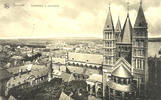 Belgien Ansichtskarte Belgien 1915 Tournai Cath&eacute;drale et Panorama vergilbt 9.24 US$  +  shipping