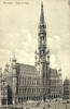 Belgien Ansichtskarte Belgien Br&uuml;ssel um 1930 H&ocirc;tel de Ville vergilbt 9.24 US$  +  shipping
