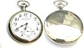 Schweiz Taschenuhr Lonville Eisenbahneruhr übergroße Taschenuhr Anti Magnetique um 1900 -