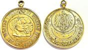 Deutschland Medaille 25 jähr. Wiederbegr. d. Deut. Reichs Erinnerungsmedaille Wilhelm I , Friedrich III, Wilhelm II 1870/71 -1895/96 -