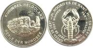 Deutschland Medaille Kurinsel Helgoland Perle der Nordsee -