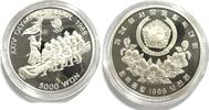 Südkorea 5000 Won 24. Olympische Spiele Seoul 1988 - Seilziehen - in Kapsel und mit Zertifikat -