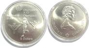 Kanada 5 Dollar 21. Olympische Spiele - Montreal 1976 - Marathon - in Kapsel -