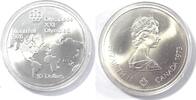 Kanada 10 Dollar 21. Olympische Spiele - Montreal 1976 - Weltkarte -