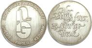 Deutschland Medaille Industriegewerkschaft Chemie Papier Keramik - Als Dank für 25-jährige Treue -