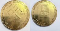 Deutschland Medaille Bergbau Halle 100. Jahrestag Gründung des deutschen Bergarbeiterverbandes Halle/Sachsen-Anhalt -