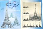 Frankreich Leporello Entstehung des Eiffelturms La Tour Eiffel en construction -