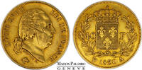 France 40 FRANCS LOUIS XVIII - 40 FRANCS OR - 1820 A PARIS -