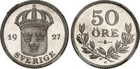 Su&egrave;de 50 Ore 1927 - NGC PF 64 CAMEO 1,372.45 US$  +  28.83 US$ shipping