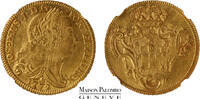 Brésil 6.400 reis Brésil - 6.400 reis or - 1772 B Bahia - NGC MS 62 -