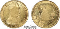 Bolivie 8 escudos 1837 LM PTS Potosi unz 11,527.45 US$  +  28.83 US$ shipping