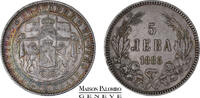 Bulgarie 5 leva 1885 - vz / vz+ 288.33 US$  +  28.83 US$ shipping