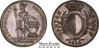 Suisse 4 francs 1813 Canton de Lucerne unz 1,556.98 US$  +  28.83 US$ shipping