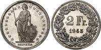 Suisse 2 francs 1945 B PROOF ! PCGS SP 66 634.33 US$  +  28.83 US$ shipping