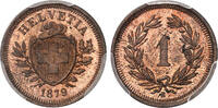 Suisse Rappen 1879 B Berne - Top Pop ! PCGS MS 64 RB 634.33 US$  +  28.83 US$ shipping