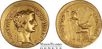 Romaines Aureus ND (14-17) Lugdunum (Lyon) - Tib&egrave;re (14-37) vz 6,343.27 US$  +  28.83 US$ shipping