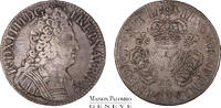 France Ecu 1714 A Paris ss 749.66 US$  +  28.83 US$ shipping