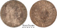 France 5 francs 1812 W Lille EF