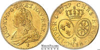France Louis d'or aux lunettes 1727 S Reims - PCGS AU 58 - Top Pop! -