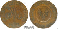 France 5 Francs Medaille sur module de 5 Francs 1814 Paris - PCGS UNC -