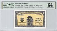 Billet French West Africa - Banque de l'Afrique Occidentale -