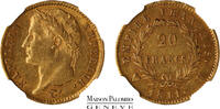 France 20 francs France - 20 francs or - 1811 U Turin - NGC AU 58 -