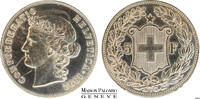  Suisse - Confédération Helvétique - 5 francs - 1892 B Berne.
