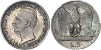 Italie  5 Lires 1926 Rome - FDC - PCGS MS 65
