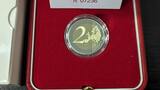 MONACO 2€ EUROS 2021 Albert II & Charlène Wedding Anniversary, with Box and COA + Carton PROOF