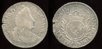 1/2 Ecu aux palmes 1693 A France Ludwig XIV. (1643-1715) Paris mint ss