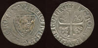 France Blanc dit Guénar Charles VI, 1380-1422 - Mint Crémieu -