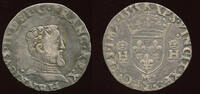 France Demi-teston Henri II, 1547-1559 - Toulouse -