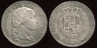 Italy - Sardinia 5 Lire 1819 Torino Vittorio Emanuele I. 1802-1821.