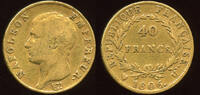 France 40 Francs 1806 U Turin Napol&eacute;on I. 1804-1814 XF 2,136.21 US$  +  115.47 US$ shipping