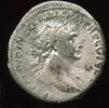 Roman Imperial Denarius, Rome mint Trajan (98-117) S P Q R OPTIMO PRINCIPI / ALIM ITAL -