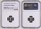 FRANCE 1 Centime Top Population! With COA only 300 minted -
