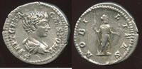 Roman Imperial Denarius, Rome mint Geta, as Caesar (198-209) Rx: NOBILIT AS -