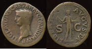 Roman Imperial As Claudius (41-54) Rx: LIBERTAS AVGVSTA -