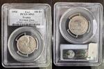 FRANCE 100 FRANCS ESSAI 1954 PRE-SERIE IV EME REPUBLIQUE - GEM 230.4 - 25 EXEMPLAIRES - PCGS SP 63