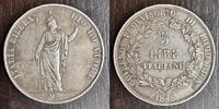ITALIE LOMBARDIE-VENETIE 5 LIRE 1848 M MILAN GOUVERNEMENT PROVISOIRE DE ... 255.22 US$  +  23.20 US$ shipping