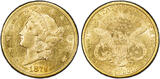 Goldmünzen $20 Secure 1879-CC Liberty Head $20 PCGS AU55
